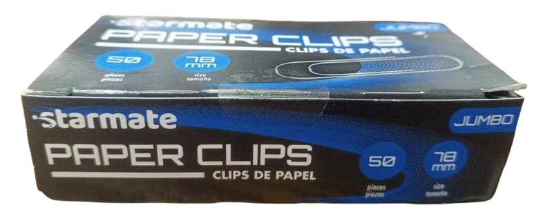 CLIP JUMBO 50 PZA. 78MM REF: STR-7168 MARCA STARMATE