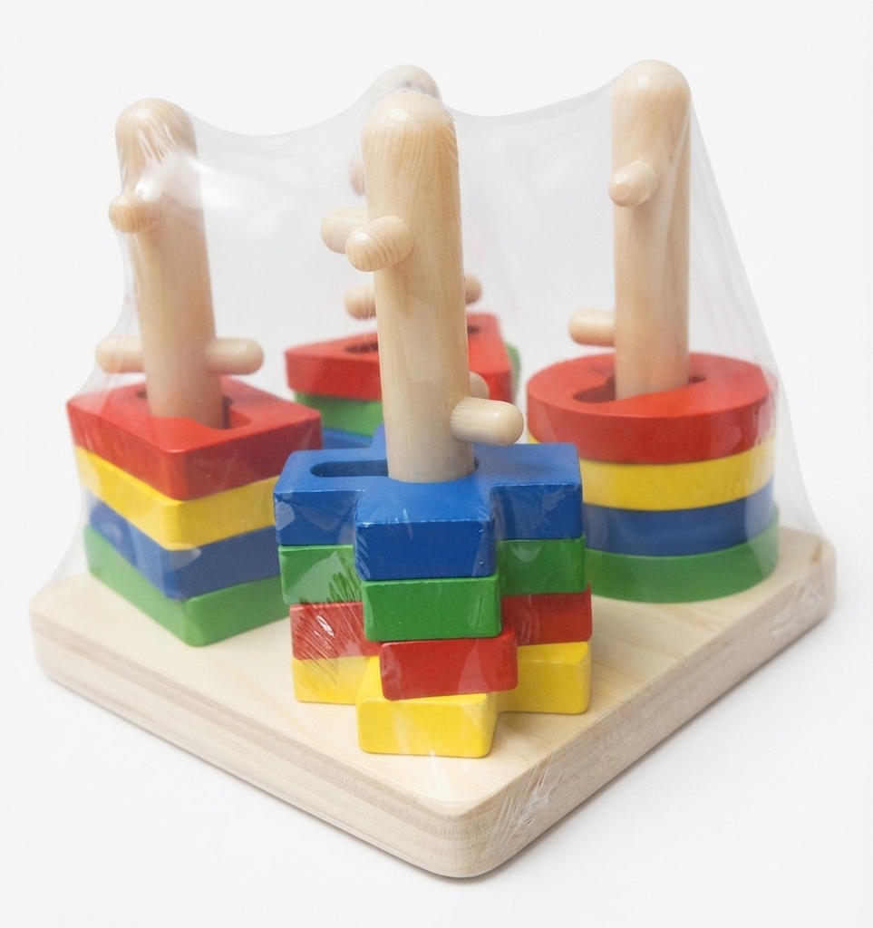 JUGUETE DIDACTICO DE MADERA WOODEN TOY REF: STR-2210 MARCA STARMATE