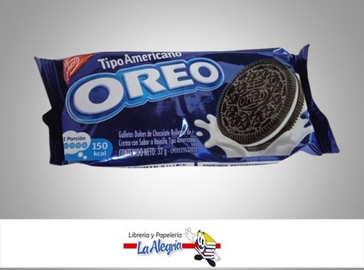 [7622202213779] GALLETA OREO TIPO AMERICANO 36G MARCA NABISCO