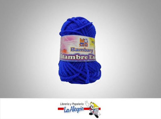 [7591018052530] ESTAMBRE ESCOLAR 12GR AZUL REY UND MARCA BAMBARY   