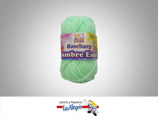 [7591018052622] ESTAMBRE ESCOLAR 12GR AGUAMARINA UND MARCA BAMBARY   