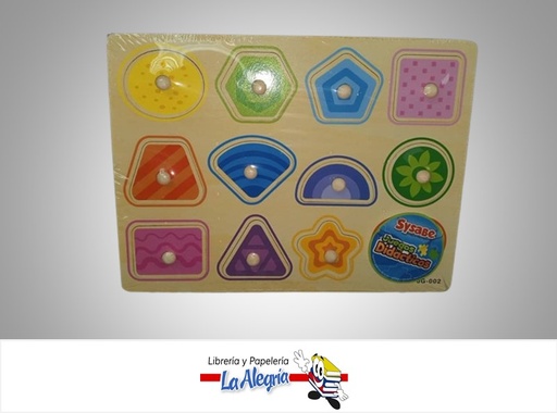 [7591213028941] JUEGO DIDACTICO ARMABLE FORMA GEOMETRICA JD1018 MARCA SYSABE