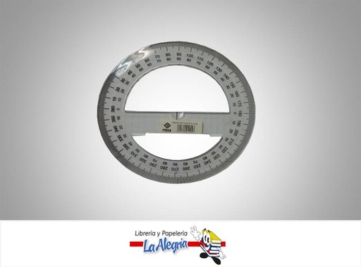 [7592302010557] TRANSPORTADOR ACRILICO 360 MARCA ITECA   