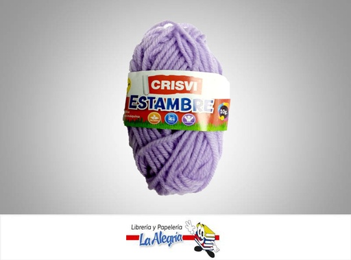 [7920210315127] ESTAMBRE ESCOLAR 10GR LILA UND MARCA CRISVI   