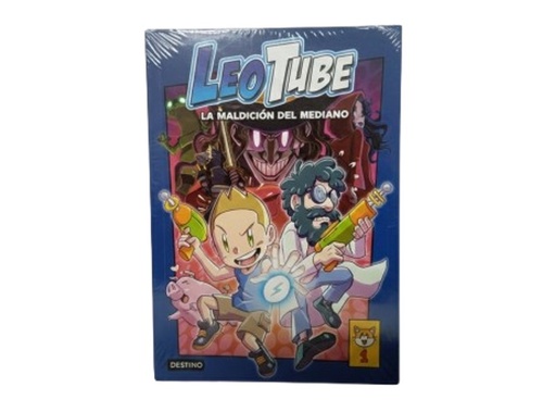 [9786287579170] LEO TUBE 1 Y LA MALDICION DEL MEDIANO TEMATICA CUENTOS INFANTILES AUTOR LEO TUBE EDITORIAL DESTINO