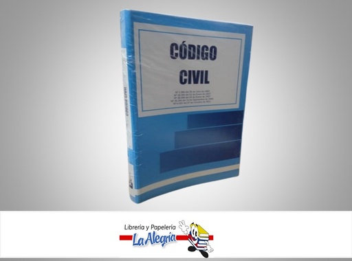 [000100] CODIGO CIVIL TEMATICA LEYES AUTOR GO 39264 EDITORIAL DISTRIBUIDORA ML