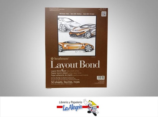 [012017631115] BLOCK ILUSTRACION 28X35.6CM 60GR 50H MARCA STRATHMORE   