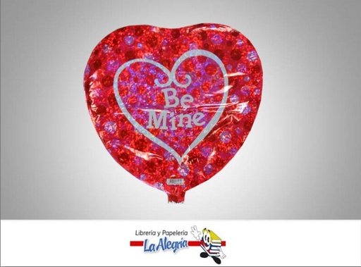 [030625862981] GLOBO FOIL HOLOG BE MINE 18 UND MARCA SM   