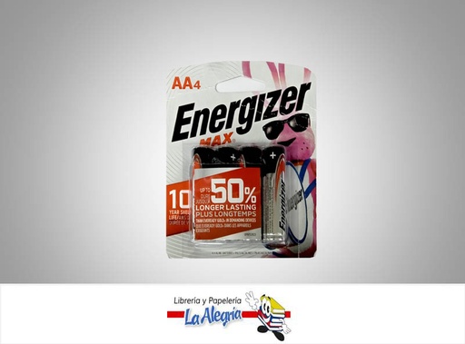 [039800011329] PILA AA ALCALINA BLISTER 4 UND MARCA ENERGIZER   