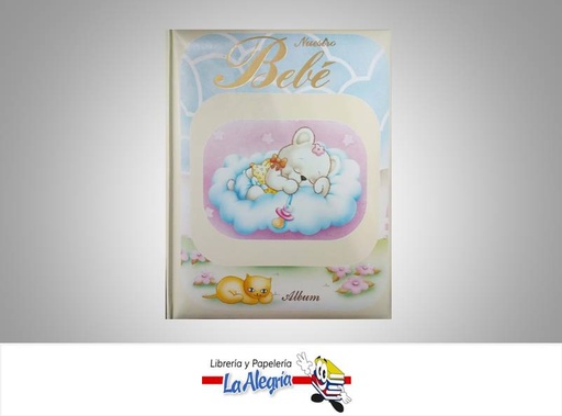 [044215] ALBUM FOTO 23X29CM NUESTRO BEBE BEIGE       