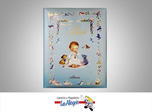 [044242] ALBUM FOTO 23X29CM LIBRO DEL BEBE AZUL       