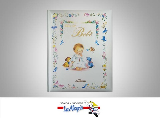 [044244] ALBUM FOTO 23X29CM LIBRO DEL BEBE BLANCO       