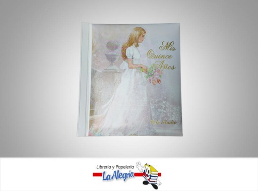 [045205] ALBUM FOTO 27X30CM MIS QUINCE ANOS ROSAD       