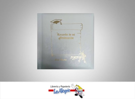 [045213] ALBUM FOTO 32X33CM GRADUACION BLANCO       