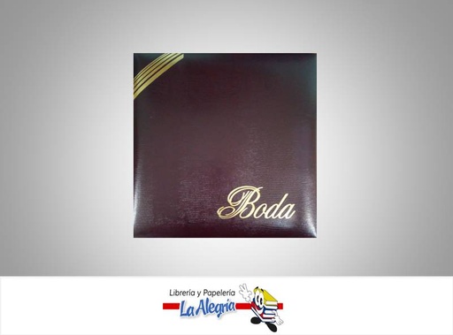 [045223] ALBUM FOTO 27X27CM BODA VINOTINTO       