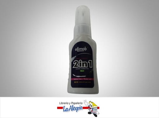 [0600291524058] CORRECTOR LIQUIDO 10ML BROCHA/LAPIZ UND MARCA OFIMAK   