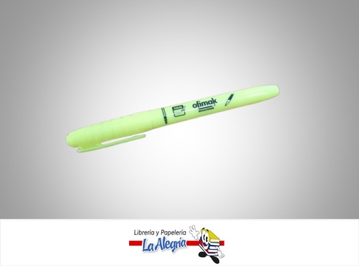 [638126959706] RESALTADOR FINO 4MM OK448 AMARILLO UND MARCA OFIMAK   