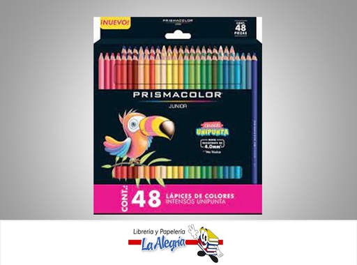 [070530014839] LAPICES DE COLORES JUNIOR 48 COLORES MARCA PRISMACOLOR