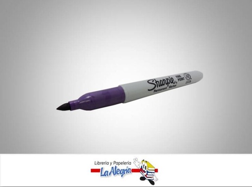 [071641300385] MARCADOR PERMANENTE PUNTA FINA MORADO UND MARCA SHARPIE