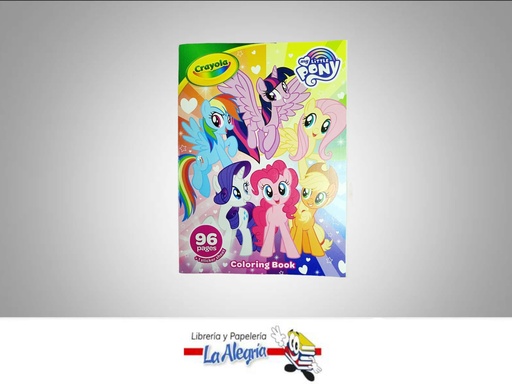 [071662126445] LIBRO COLOREAR MY LITTLE PONY 96PG EDITORIAL CRAYOLA