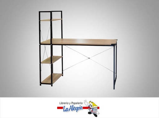 [0910037] ESCRITORIO MADERA 120X64X120 CM BARNIS MARCA S/M   