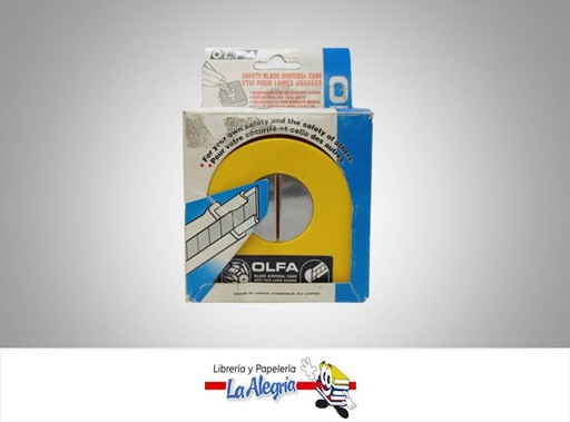 [091511400663] CAJA DE SEGURIDAD PARA CUCHILLAS MARCA OLFA   