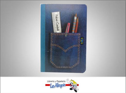 [131LC] CUADERNO EMPASTADO PEQ CUADRICULADO 60H MARCA FABER CASTELL   