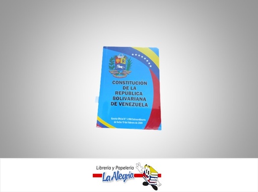 [1835] CONSTITUCION DE LA REPUBLICA BOLIVARIANA DE VENEZUELA MEDIANA EDICION 1/1/2017