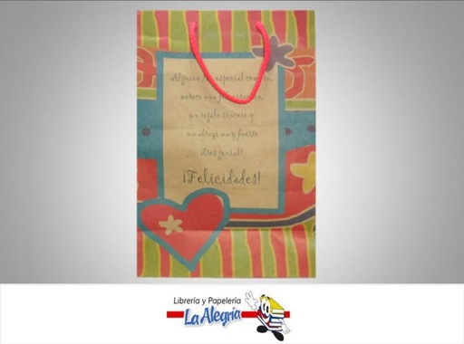 [2008511324156] BOLSA DE REGALO 32.5X22 T/OCASION MARCA NICO   