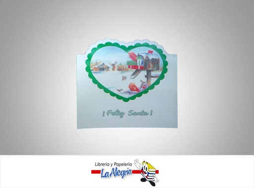 [20519131] TARJETA DE REGALO 8,2X7 CM NAVIDAD UND MARCA BUJOS ARTS   