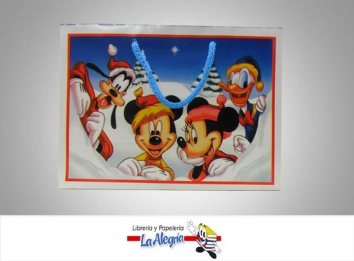[20600709] BOLSA DE REGALO 18.5X22 D/NAVIDAD MARCA BUJOS ARTS   