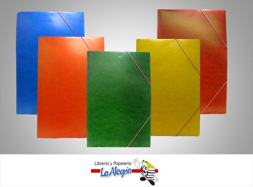 [250501] CARPETA C/LIGA CARTON OFICIO D/COLOR MARCA MAYKA   