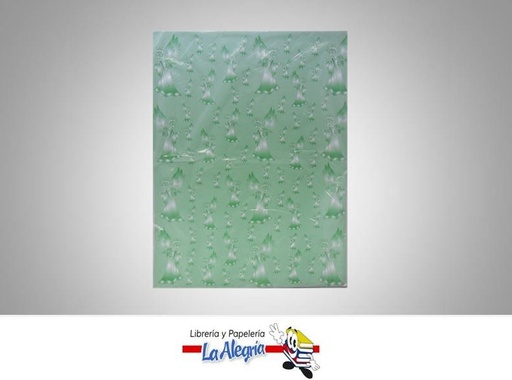 [25362] PAPEL P/IMPR CARTA ANGEL VERDE UND MARCA S/M   