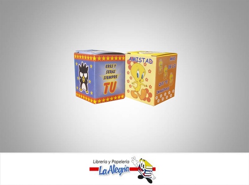 [2K3] CAJA/TARJETA 4,5X5X4,5 CM TODA OCASION U MARCA PAPER DESIGN   