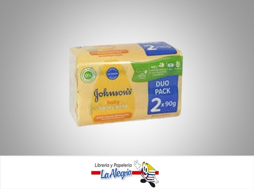 [3574661642864] JABON BABY HONEY 90G DUO PACK MARCA JOHNSONS   