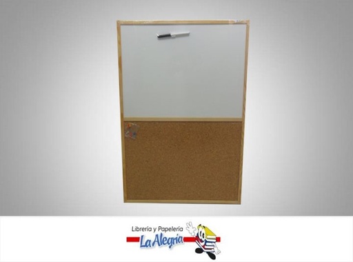 [400020] PIZARRA CORCHO/ACRILICA MAD 90X60CM MARCA O.K.   