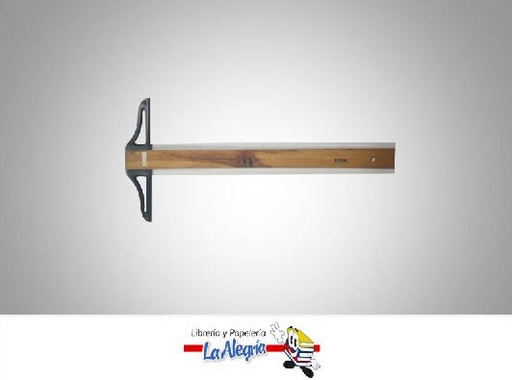 [4004764108459] REGLA T MADERA/ACRILICA60CM MARCA LEKLEPAR   