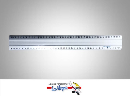 [4004764110018] REGLA ALUMINIO 40CM UND MARCA LEKLEPAR   