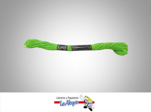 [415HB073] HILO PARA BORDAR 8MTRS VERDE MANZANA UND MARCA DAI   