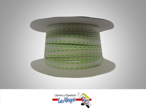 [430701073] CINTA GROSS C/B 07MM VERDE MANZANA XMETR MARCA S/M   