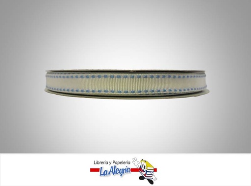 [430702-011] CINTA GROSS C/B 09MM AZUL MEDIO XMETRO MARCA S/M   