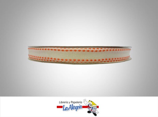 [430702-042] CINTA GROSS C/B 09MM NARANJA XMETRO MARCA S/M   