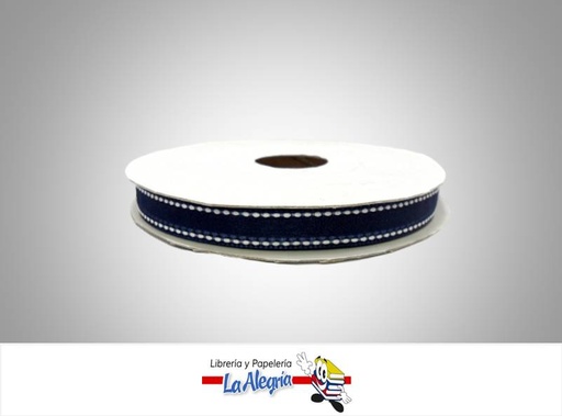 [430702014] CINTA ORGANZA 10MM AZUL ULTRAMAR XMETRO MARCA S/M   