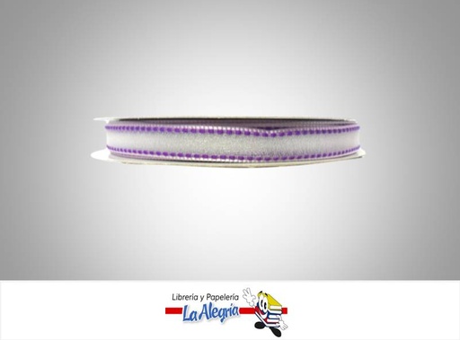 [430702038] CINTA ORGANZA 10MM MORADO XMETRO MARCA S/M   