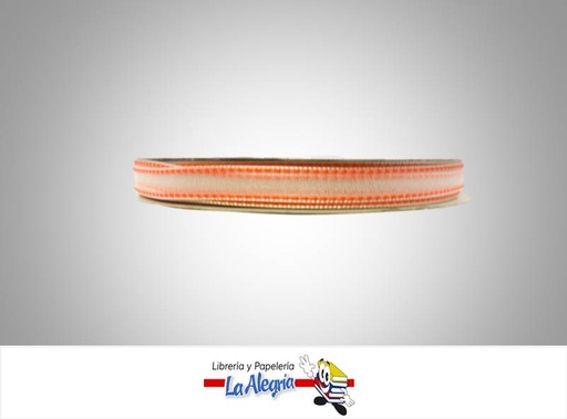 [430702042] CINTA ORGANZA 10MM NARANJA XMETRO MARCA S/M   