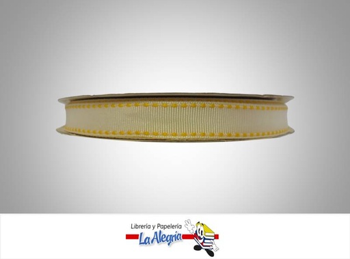 [430703003] CINTA GROSS C/B 12MM AMARILLO ARAGUAN XM MARCA S/M   