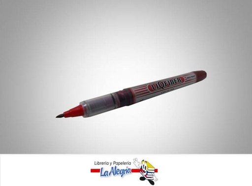 [4536111112258] MARCADOR PERMANENTE PTA/FINA ROJO UND MARCA PENAC   