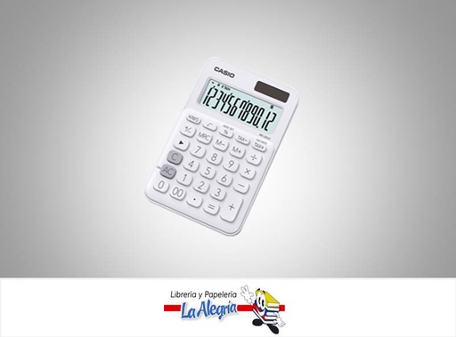[4549526603716] CALCULADORA ESCRITORIO MS-20UC-WE 12DIG MARCA CASIO   