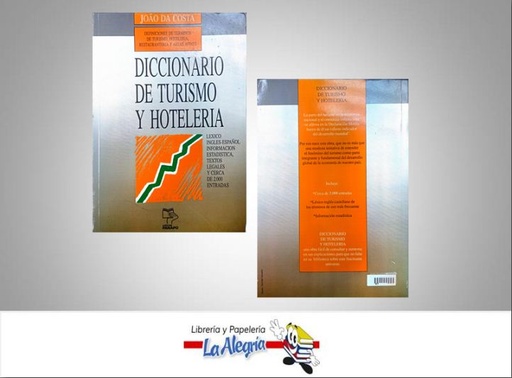 [47] DICCIONARIO DE TURISMO Y HOTELERIA  TEMATICA DICCIONARIOS AUTOR DA COSTA, JOAO EDITORIAL PANAPO