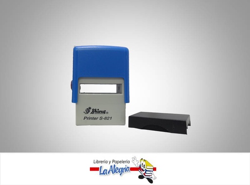 [4710850008212] SELLO AUTOM. PRINTER S821 10X26MM AZUL MARCA SHINY   